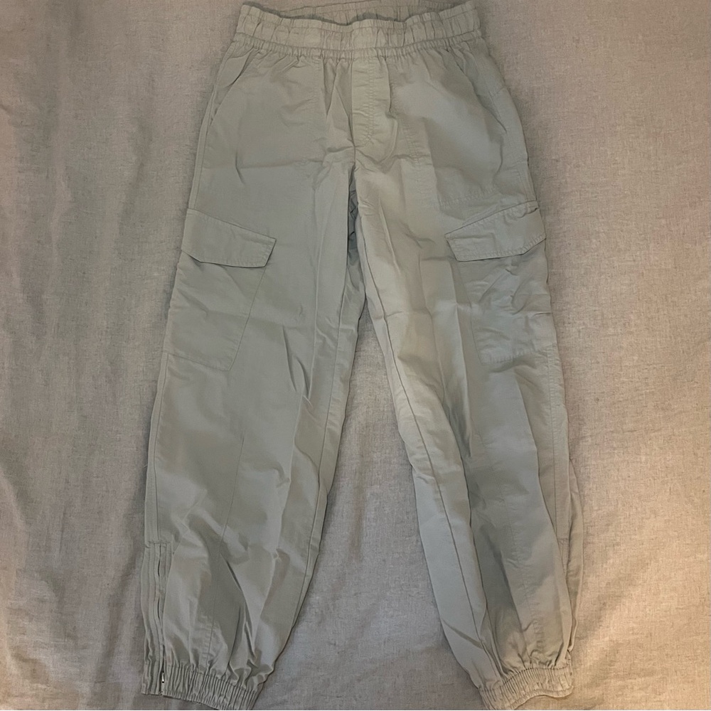 Tan Cargo Joggers